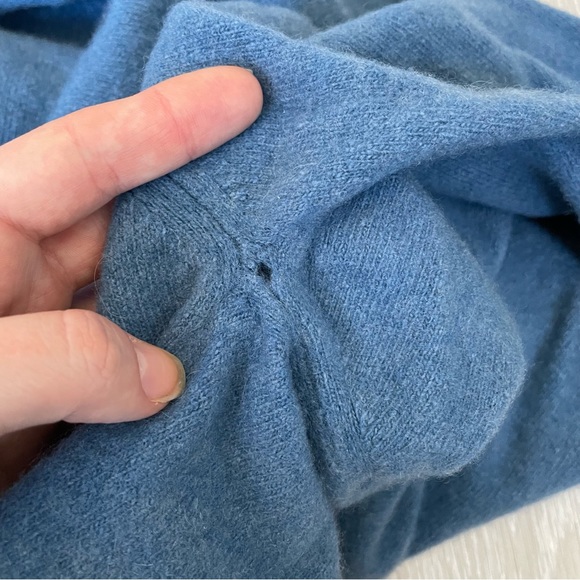 Silk and cashmere vintage sweater made in England - Picture 4 of 10